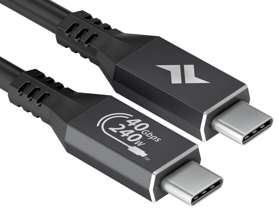 USB-C Cable, 5A Rated, Thunderbolt 3, 3m