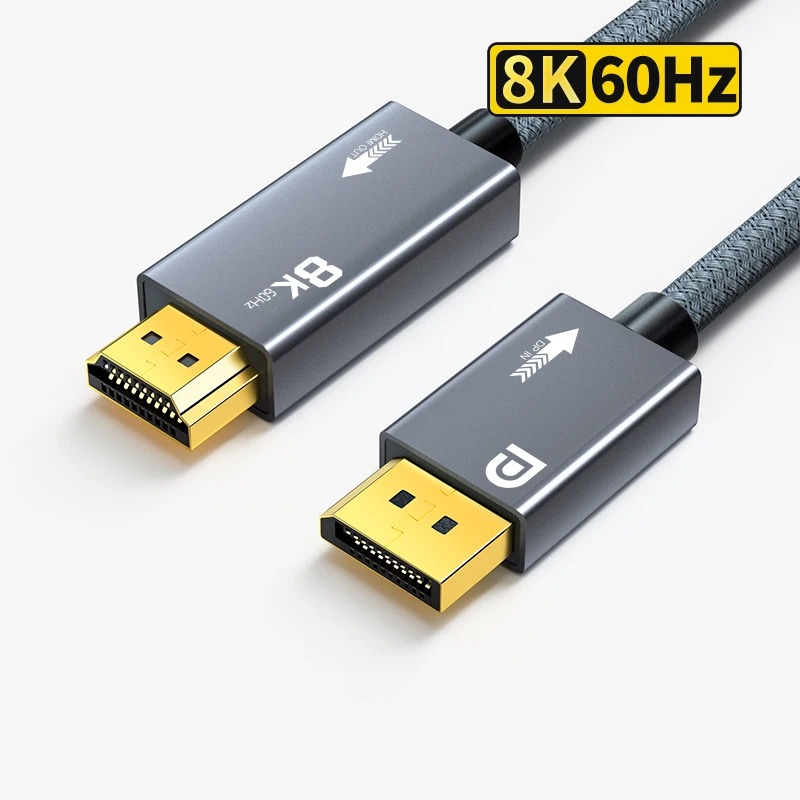 3m Premium 8K DisplayPort to HDMI Cable (8K@60Hz with HDR) (Photo )