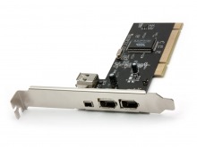 4-Port Firewire 1394A PCI Expansion Card for Windows PC (Thumbnail )