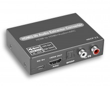 4K HDMI Audio Extractor with HDMI Passthrough (HDR + 4K@60Hz)