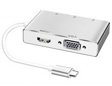 5-in-1 USB-C Hub (3x USB 3.0, HDMI & VGA)