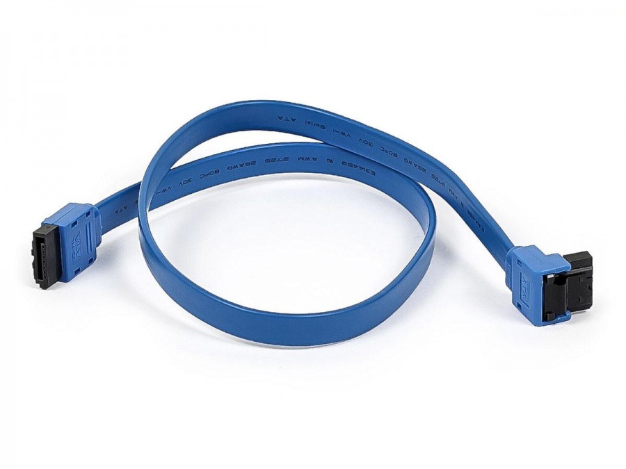 50cm Right-Angle SATA Cable (SATA 2 / SATA 3 Compatible) (Photo )