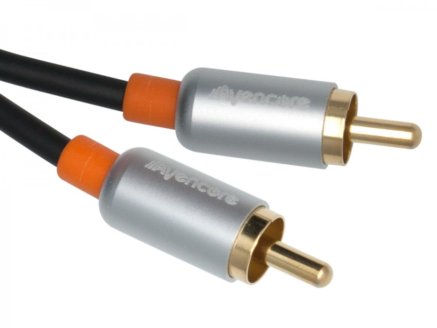 75cm Avencore Crystal Series Digital Coaxial Cable & CVBS Composite Video Cable (Photo )