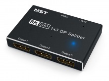 8K DisplayPort 3-Way Splitter Hub - MST Hub (Extend & Mirror) (Thumbnail )
