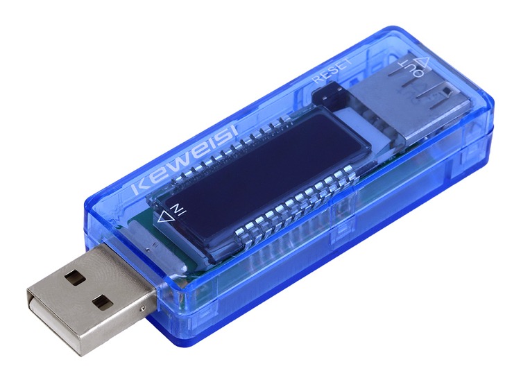 Advanced USB Output Meter (Displays Voltage, Amps & mAH) (Photo )