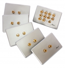 Amped Slimline 5.1 Surround Sound Wall Plate Pack