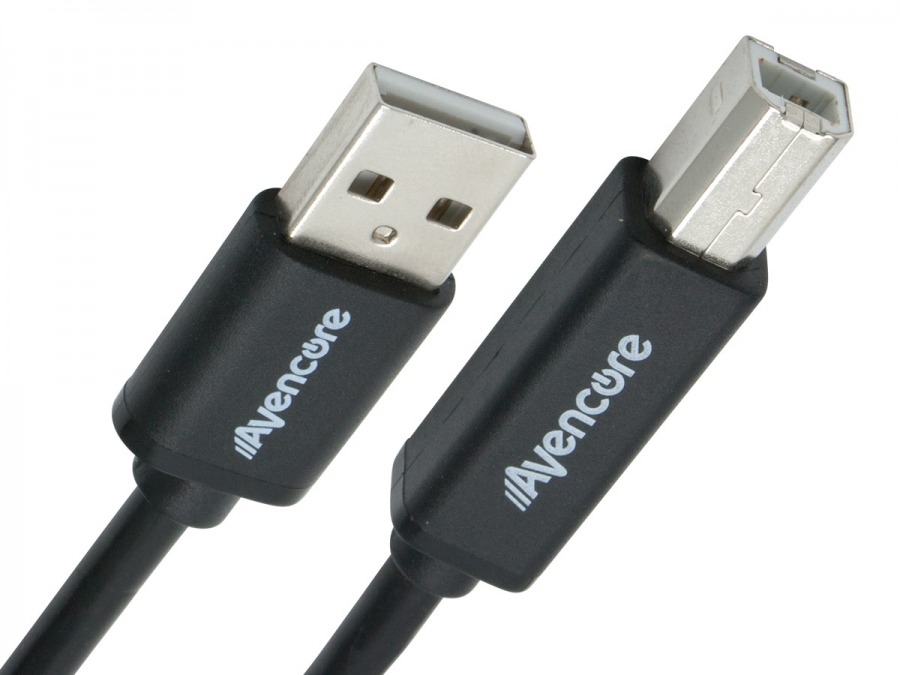 Avencore 0.5m Hi-Speed USB 2.0 Printer Cable (Type A-Male to B-Male) (Photo )