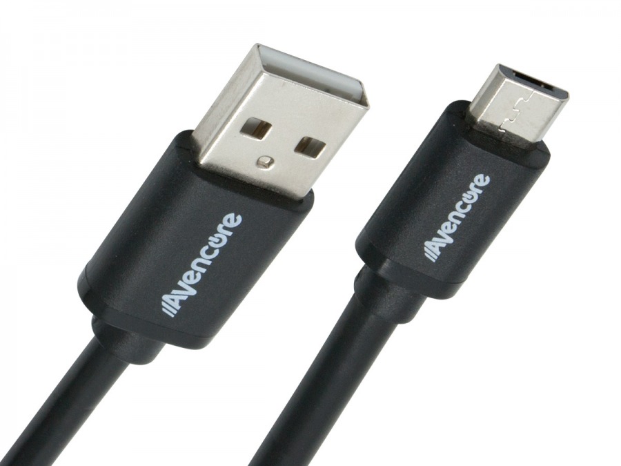 Avencore 0.5m Micro USB 2.0 Hi-Speed Cable (A to Micro-B 5-Pin) (Photo )