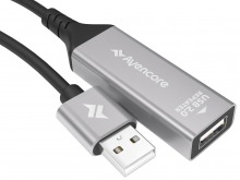 Avencore 15M USB 2.0 Repeater Extension Cable (Type-A Male to Female with Repeater) (Thumbnail )
