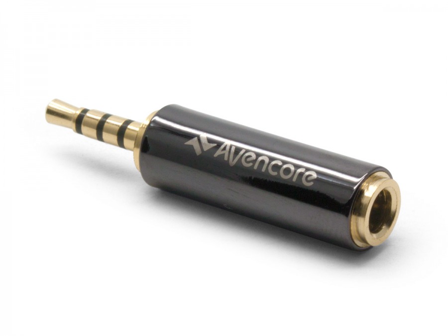 Avencore 4-Pole TRRS 3.5mm (Female) to 2.5mm (Male) Adaptor (Photo )