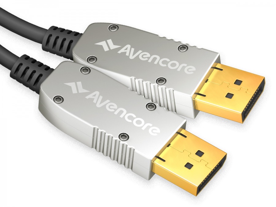 Avencore Carbon Series 15m DisplayPort Active Optical Cable (Supports Ultra HD 8K@60Hz) (Photo )