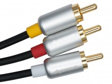 Avencore Crystal Series 15m AV Cable (3 RCA Composite Video + L / R Audio) (Thumbnail )