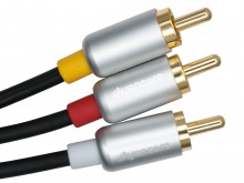 Avencore Crystal Series 1.5m AV Cable (3RCA Composite Video + L / R Audio) (Thumbnail )