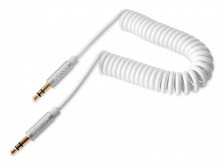Avencore Crystal Series 3m Coiled 3.5mm Stereo Cable (Male to Male) (Thumbnail )