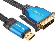 Avencore Platinum 50cm HDMI to DVI-D Cable (Thumbnail )