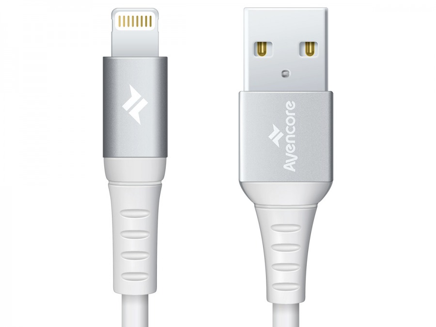 Blanc RUSBLTMM1MWR Fibre daramide Ultra Durable Cble Lightning vers USB coudé de 1 m Cordon certifié Apple MFi 