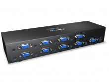 Avencore Powered 8-Way VGA Splitter with Audio (500MHz) (Thumbnail )