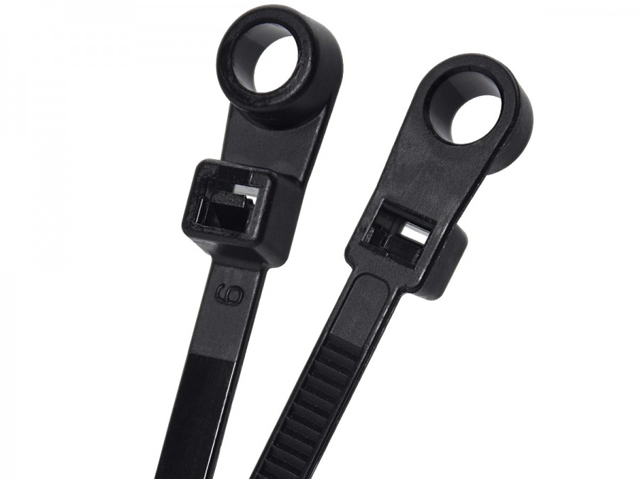 Avencore Tiger Ties - UV Stable Mounting Head Cable Ties 200mm x 4.8mm (100pk) (Photo )