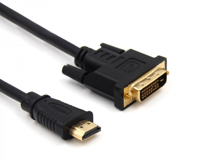 Short 1m HDMI to DVI Cable