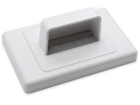 Bullnose Wall Plate with Brushed Entry for Cables (Thumbnail )