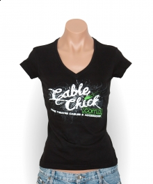 Cable Chick Urban T-Shirt - Size 14 (Womens) (Photo )