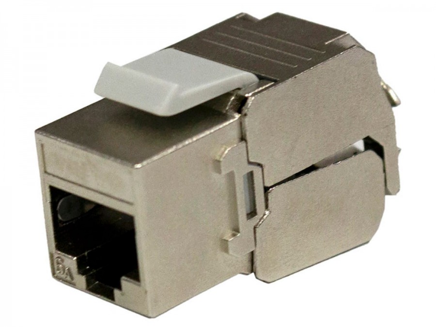 CAT6A RJ45 Shielded Keystone Outlet (10 Pack) (Photo )
