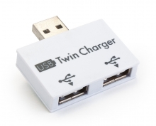 Compact Dual USB Charging Adapter (DC5V)