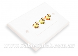 Component Video Home Theatre Wall Plate