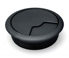 Desk Grommet - 60mm Black