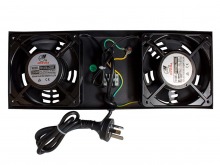 Double Fan Module for Wall Mount Server Racks