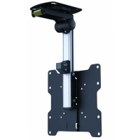 Fold-Away LCD TV Ceiling Mount (20kg Black) (Thumbnail )