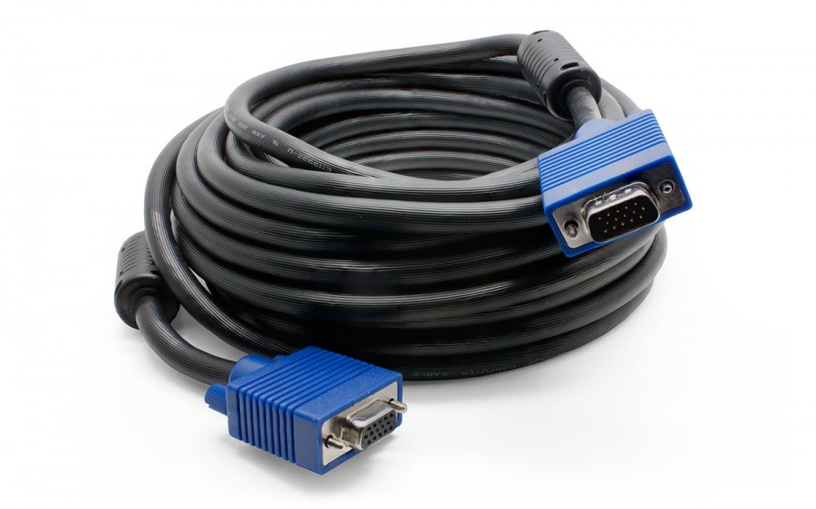 High-End 10M VGA 15Pin Extension Cable (Male to Female) (Photo )