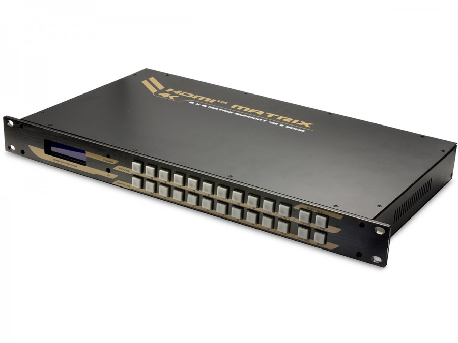 High-End HDMI 8x8 True Matrix Switch & Splitter (Supports Ultra HD 4K@30Hz)