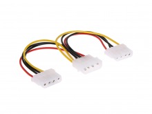 Internal 4 Pin Molex Power Splitter Y-Cable