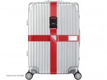Luggage Cross Strap with Lock (Red)