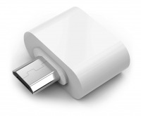 Micro-USB OTG Adapter | USB Micro-B On-The-Go (White) (Thumbnail )