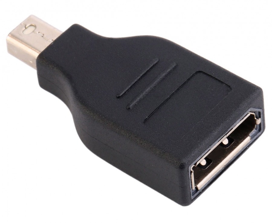 Mini-DisplayPort to DisplayPort Adapter (Male to Female) - Thunderbolt Socket Compatible (Photo )