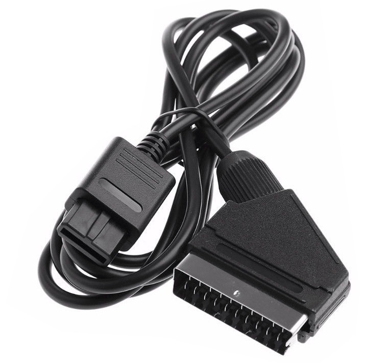 Nintendo SNES, N64 & GameCube RGB SCART AV Cable (Retro Gaming Cable) (Photo )
