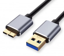 Premium 0.5m Micro-USB 3.0 Super-Speed Cable for HDDs (A to Micro-B 10-Pin) (Thumbnail )