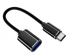 Premium 10cm USB Type-C OTG Cable (USB 3.0 5Gbps Interface - Alluminium Alloy)