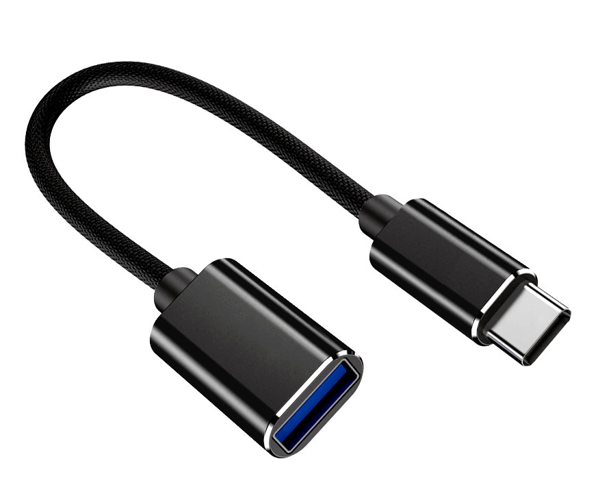 Premium 10cm USB Type-C OTG Cable (USB 3.0 5Gbps Interface - Alluminium Alloy) (Photo )