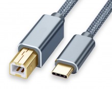 Premium 1m USB-C Printer Cable (USB-C to USB 2.0 Type-B Cable)