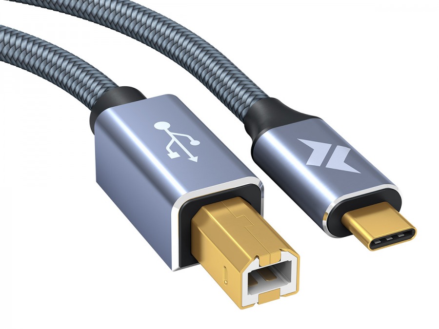 thumbnail image 2 of HI-TECH 15 FT USB Printer Cable - Gold Plated Connectors A Male To B Male - USB 2.0/3.0 2 of 5