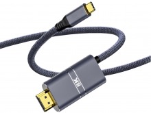 Premium 1m USB Type-C to 8K HDMI Cable with Power Delivery