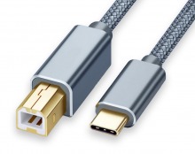Premium 2m USB-C Printer Cable (USB-C to USB 2.0 Type-B Cable)