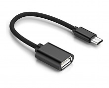 Premium Aluminium 10cm Micro-USB OTG Cable (USB 2.0 On-The-Go Cable) (Thumbnail )
