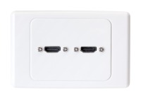 Premium Home Theatre Dual 2x HDMI Wall Plate