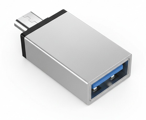Premium Micro-USB OTG Adapter | Micro-USB On-The-Go (Aluminium)