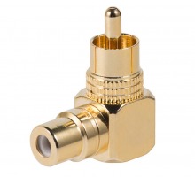 Premium Right-Angled RCA Adapter (Thumbnail )