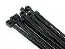 Premium UV Stabilised LSZH Black Cable Zip Ties - 200mm x 7.6mm (100 Pack) (Thumbnail )